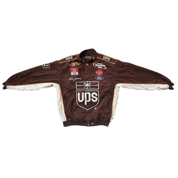 Chase Authentics Other - Vintage Dale Jarrett Chase Authentic Mens Drivers Line Jacket UPS Size L